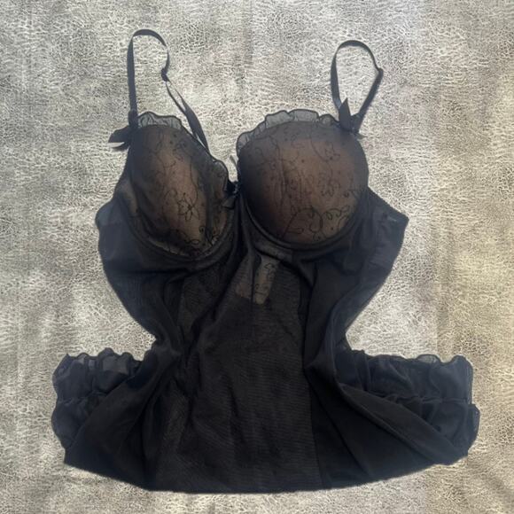 Marilyn Monroe Y2k Babydoll Mesh Mini Dress - Picture 1 of 9
